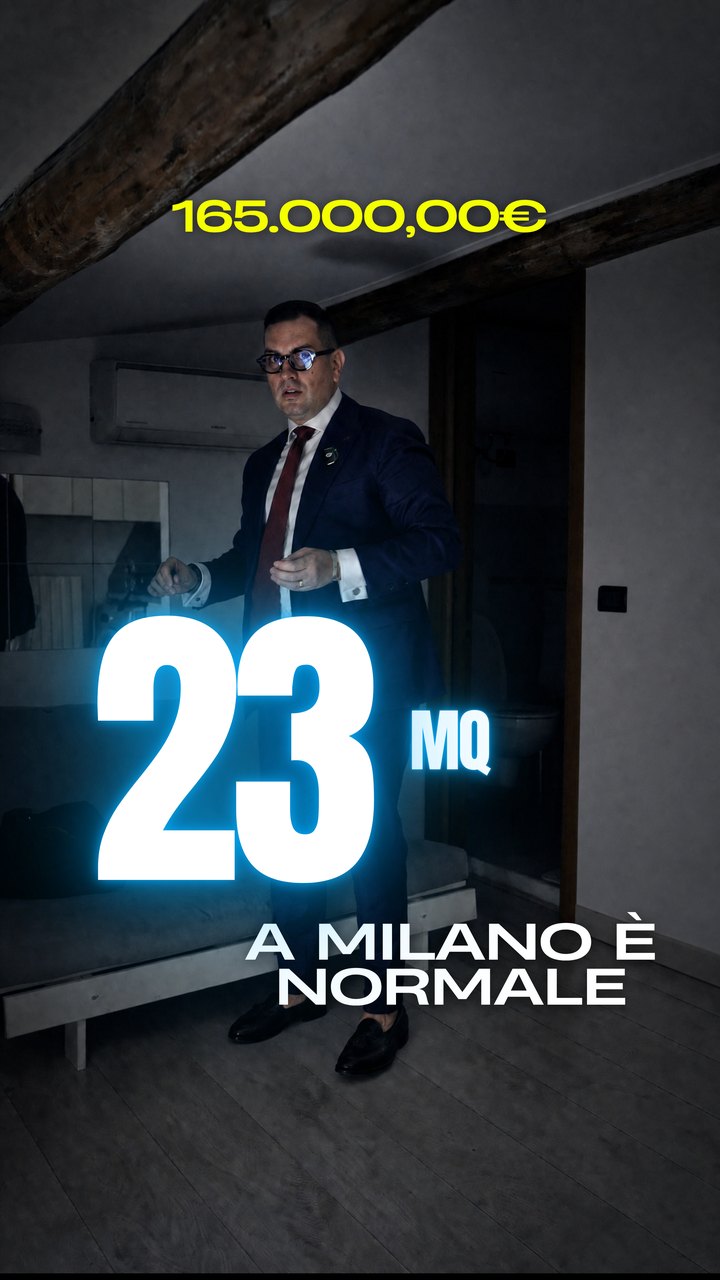 Copertina: 23 mq a Milano è normale