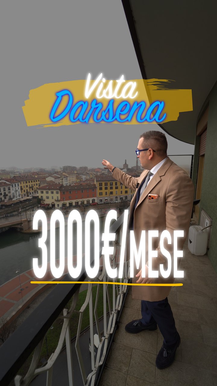 Copertina: Vista Darsena · 3000 €/mese