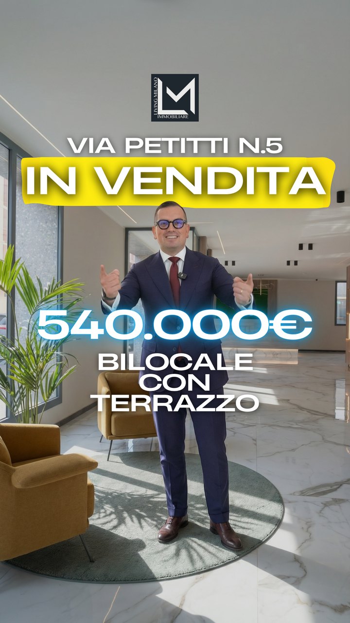 Copertina: Via Petitti · bilocale con terrazzo